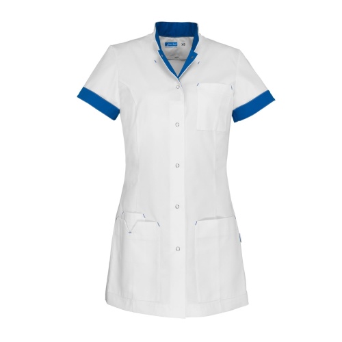 Zorgjas wit-blauw